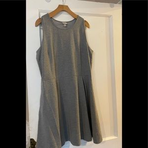 A New Day - Jersey Gray Dress w/Pockets!